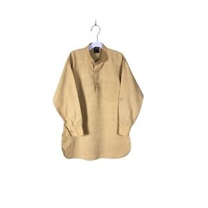 Bubbles Kids Wear Linen Dress Size 7 Minimalist Beachy